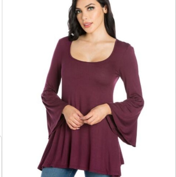 24/SEVEN Tops - 24SEVEN TOP (NWOT) PLUM